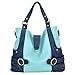 timi & leslie Hannah Pastel Changing Bag (Baby Blue/ Navy)