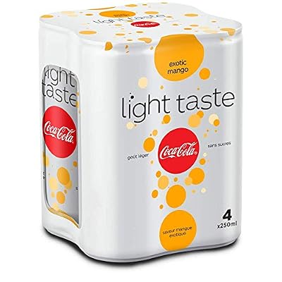 Coca-Cola Light Taste Exotic Mango 4 x 250 ml