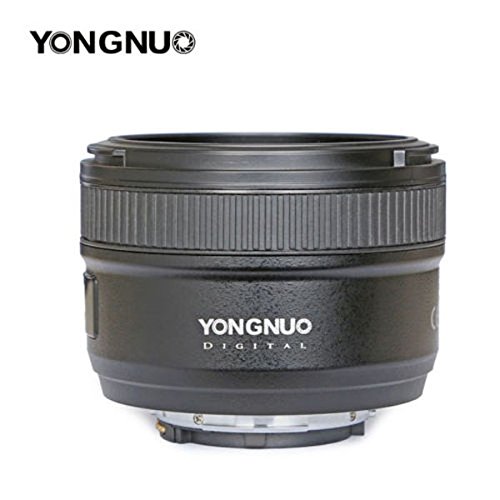 Lente estándar de Yongnuo YN50 mm f1.8 N AF/MF para Nikon D7100, D5500, D810a, D800