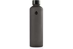 Equa Equa Mismatch Ash Butelka Na Napoje Ze Szkła, 750 Ml, Dla Dorosłych, Uniseks, Szara, Rozmiar Uniwersalny Butelka, Szkło, Szary, 750 ml