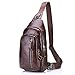 Produktbild Herren Lederband Umhängetasche, Tasche Herren Umhängetasche PU-Tasche Outdoor-Umhängetasche Retro-Tasche Wandern Wandern Camping Fitness-Studio Reiten Rucksack