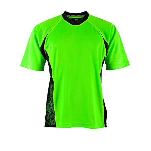 O’Neal Pin It kurzarm MTB DH Jersey Neon Grün Mountain Bike Downhill Fahrrad Trikot Shirt, 0087-90 - 2