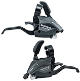 2 dedos SHIMANO Altus Control, Negro, L