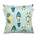 Produktbild DAICHAI Kopfkissenbezug Surf Boards Pattern Decorative Square Throw Pillow Covers Home Decor Cushion Case for Sofa Bedroom Car 18 x 18 Inch 45 x 45 cm