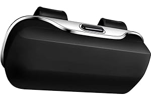 WHEATTHRIVE Car Visor Box, Car Glasses Case, Sunglasses Holder,Portable Sunglasses Holder Driving Visor Car Lens Holder,For Automotive Eyeglass Hanger(Black)