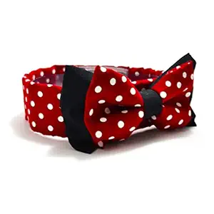 That Dog In Tuxedo The Minnie Mouse Cotton Dog Bow Tie (Red, S)