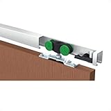 möbel märki  MINISPORT MA 40-150 Schiebetürbeschlag, Schiebetür Türbreite: 71-90cm, Laufrohr: 165cm ... Komplett-Set für Schiebetüren, Innentüren und Wandschränke