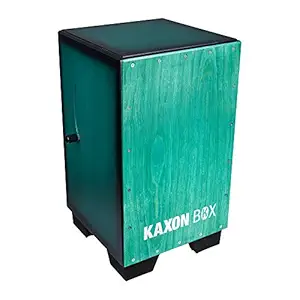 KAXON BOX Adjustable Snare Cajon Hand Crafted Birch Wood (H:50 W:30 L:30 cm) -3 Internal Snares, Deep Bass tone