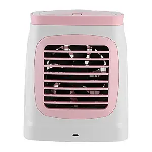 Mini Air Conditioner, 3 Gear Speeds Multifunction Cooling Fan, for Home Office(Cherry Blossom Powder, Insect)