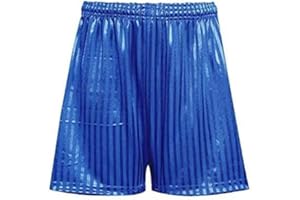 Alanna Jones Shadow Stripe PE Shorts Unisex Boys Girls Children Summer School Gym Sports Games Football Cycling – School Uniform Drawstring PE Shorts