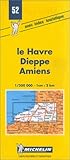 Image de Carte routière : France - Le Havre - Dieppe - Amiens, 52, 1/200000