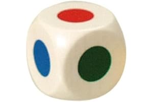 UNBEKANNT HDmirrorR Bartl 104676 - Farbwürfel 20 mm, weiß, 6 Farben aus HOL