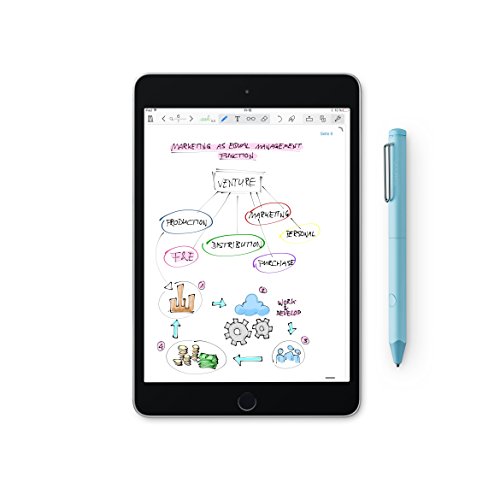 Wacom Bamboo Fineline Smart Stylus (3. Generation) in Hellblau / Aktiver Touch Pen für Apple iOS Touchscreen-Eingabegeräte wie iPhone oder iPad - 8