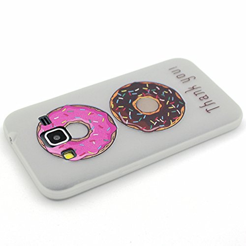 AllDo Funda Silicona para Samsung Galaxy Core Prime G360 Carcasa Protectora Caso Suave TPU Soft Silicone Case Cover Bumper Funda Ultra Delgado Carcasa Flexible Ligero Caja Anti Rasgu  os Casco Anti Choque - Galletas Preciosas