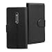 Produktbild Motorola Moto X Play Bookstyle Hülle, Conie Mobile PU Leder Schutzhülle Handytasche Bookcase Tasche Premium Klapphülle in Schwarz