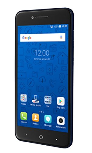 Tim Power Smartphone, Marchio Tim, 16 GB, Blu Scuro [Italia]