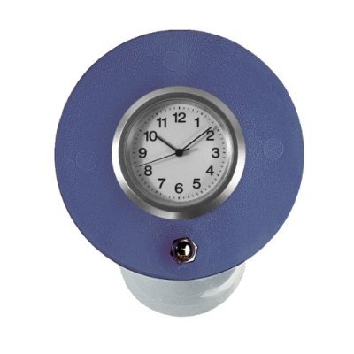 OFFORM Badezimmerspiegeluhr STICKY Ø 70 mm blau Nr.4780