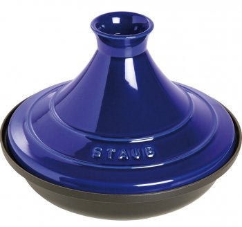 Staub 40510-429-0 Tajine, Gusseisen, schwarz/dunkelblau