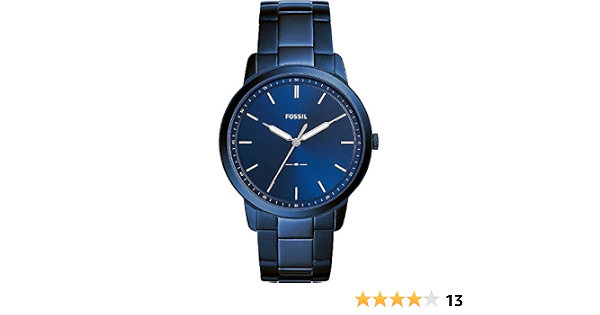 Minimalist 3h Analog Blue Dial 