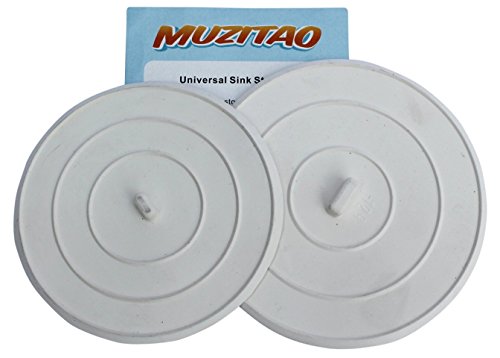 Waschbeckenstöpsel Pack (2)-Wannen-Ablaufgarnitur & Spüle Plug The Best Universal ANSCHLAG-Spüle Reisestecker von Muzitao und