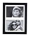 Produktbild BD ART 17x23 cm Mehrfach Bilderrahmen, Bildergalerie, Fotogalerie mit Passepartout und 2 Foto-Ausschnitten für Fotos 10x15 cm, SCHWARZ