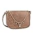 Produktbild SIX Oktoberfest Damen Handtasche, Umhängetasche, Crossbody Bag, Kettendetails, geflochten, Lederimitat, beige, braun, Gold (726-388)