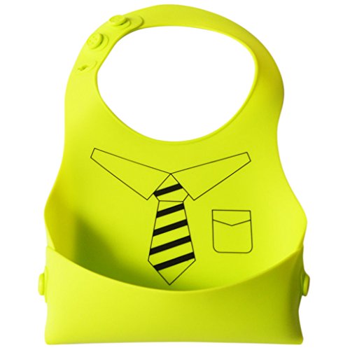 Niedlich Baby Lätzchen Silikon Wasserdicht Einfache Bereinigen Krümelfänger Blau  Hai Muster