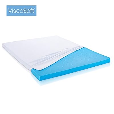 ViscoSoft - Sur-matelas à mémoire de forme avec gel micro-encapsulé (80_x_200_cm)