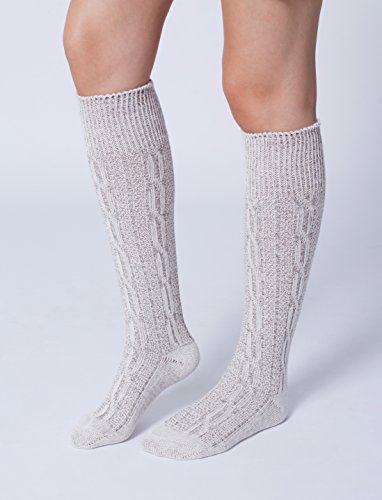 Preisvergleich Produktbild Kniestrümpfe Wolle grau