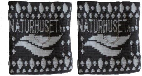 Self Heating Magnetic Microfibre Tourmaline Wrist Pads (a pair) Ease Hands Pain Caused by Arthritis