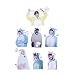 Produktbild ALTcompluser Kpop BTS Bangtan Boys Stickers Wasserdicht Aufkleber Vinyl Aufkleber für Laptop, Macbook, Gepäck, Skateboard (7 Stücke- Pyjamas)