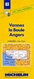 Image de Carte routière : Vannes - La Baule - Angers, 63, 1/200000