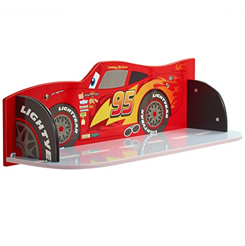 Preisvergleich Produktbild Disney Cars Wandregal Kinderregal Regal Organizer Spielzeugregal Lightning McQueen