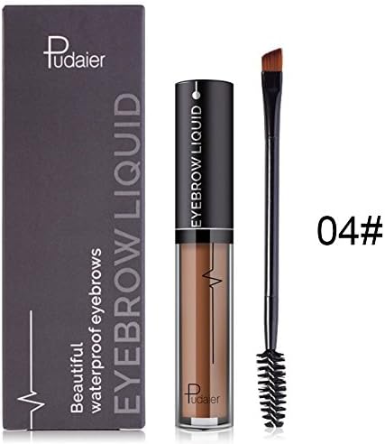 SEARCHALL Eyebrow Dye Professional Woman Girl Beauty Lovers Makeup Kit Set Eye Brow Tattoo Cosmetics Long Lasting Pigments Waterproof Not Fade Dark Brown Eyebrow Liquid with Brush