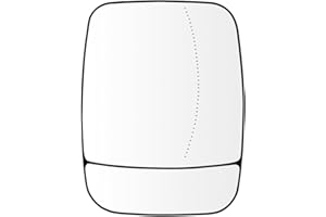 SENZEAL Vetro Specchio Retrovisore Riscaldabile Lato Destro per Renault Trafic Opel Vivaro B 2014-2019 Nissan NV300 Fiat Talento 2016-2019 963666705R 963651588R (Destro)