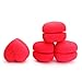 TOOGOO(R) 4pcs Soft Sponge DIY Hair Care Curler Roller Balls Red Heart-Shaped