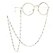 Produktbild Gargantilla de punk Modische rutschfeste Retro Metall Brillen Flugzeuge Form Perlen Brille Kette Sichere Brille Cord Sonnenbrille Umhängeband Eyewear Retainer Seil Brillengestell Halter Für Frauen Col