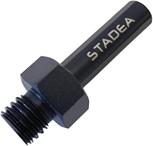 Stadea ADC101K Core Drill Bit Adapter for Threaded Diamond Core Drill Bit Hole Saw - Round to 5/8 Inch 11 Male