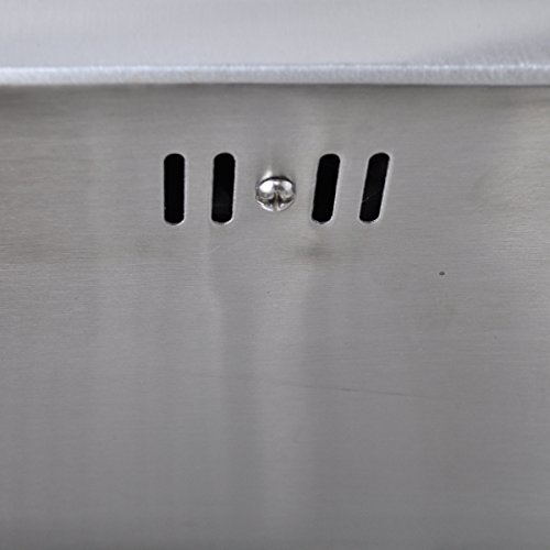 vidaXL Küchenspüle Einbauspüle Waschbecken Doppelbecken Edelstahl Spülbecken 2 Becken - 6