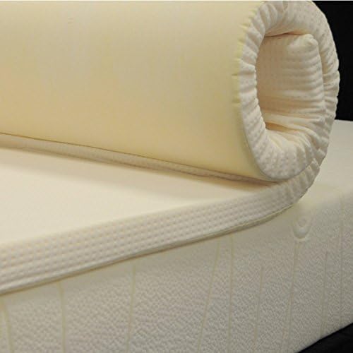 Memory Foam Warehouse - 4FT6 Double 5cm (2") 45kg - Memory Foam Mattress Topper - Including FREE Poly-Cotton Cover - 135cm x 190cm x 5cm