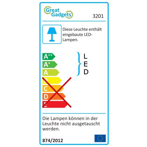 GreatGadgets 3201 USB Schneemann mit Farbwechsel - 7