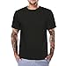 Produktbild JIANGfu 2018 Herren Tasche Einfarbig T-Shirt  Men Rundhalsausschnitt Slim Fit Short Sleeves Personality Kleidung Herren atmungsaktiv T-Shirt (Schwarz, M)