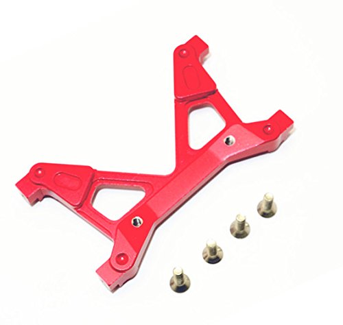 Aluminium Rear Chassis Stabilizer Mount For Axial SCX10 II Crawler – Red Upgrade Part For AX90046, AX90047, AX31386 - View #3