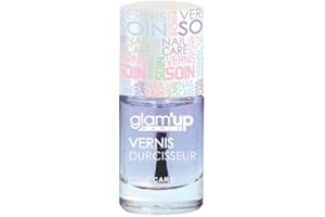 GLAM UP Glam'Up Paris - Vernis Soins des Ongles - Longue Tenue - Application Facile - Texture Gélifiée - Séchage Rapide - Tous Type d'Ongles - N°304 - Durcisseur