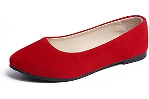 seiveini Ballerinas Damen Ballet Flat Elegant Flache Schuhe Weiches Bequeme Frauen Flats Damen Klassische Einfarbig Ballerinas Geschlossene Ballerinas mit Komfort Innensohle