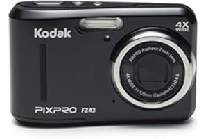 Kodak PIXPRO FZ43-BK compact camera 1/2.3" Appareil-photo compact 16,15 MP CCD (dispositif à transfert de charge) 4608 x 3456 pixels Noir
