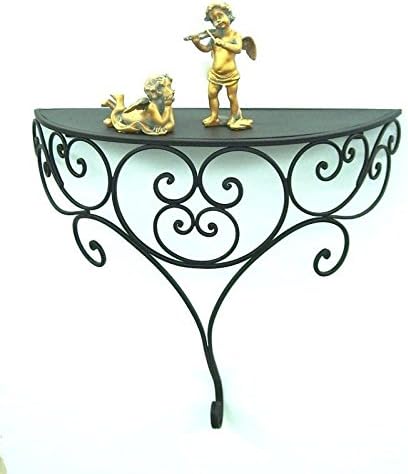 Shelf Console Ambiente 92080 S 40 cm made from metal Iron Black Console