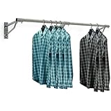 Kleiderstange zur Wandbefestigung L100: Amazon.de: Küche ...