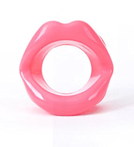 KRY Lächeln-Trainer-Geschlechts-Spielwaren-Mund-Knebel für Frauen 2pcs / Pack Oral-Geschlechts-Stecker-erwachsene Spiele Versorgungsmaterialien Femal Mund-Stecker-Geschlechts-Spielwaren für Paare (Rosa) - 2