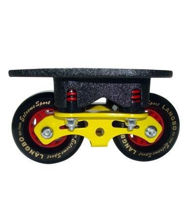 TTYY Freeline Drift Skates PU Ruedas Freeline Sports ABS Pedal Diseño único de resorte Antideslizante Resistente al desgaste , Yellow